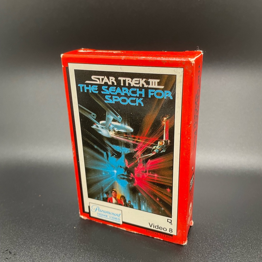 Vintage video 8 cassette tape. STAR‎ TREK III - THE SEARCH FOR SPOCK